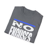 No Excuses Triathlon Lifestyle Tee Blue & Green Unisex Softstyle T - Shirt - Element Tri & Bicycle Works