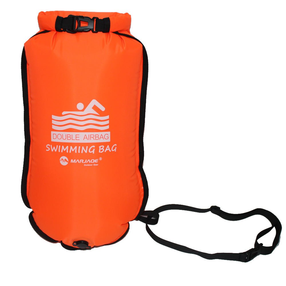 Open Water Swim Buoy Dry Bag - Inflatable Tow Float - Element Tri