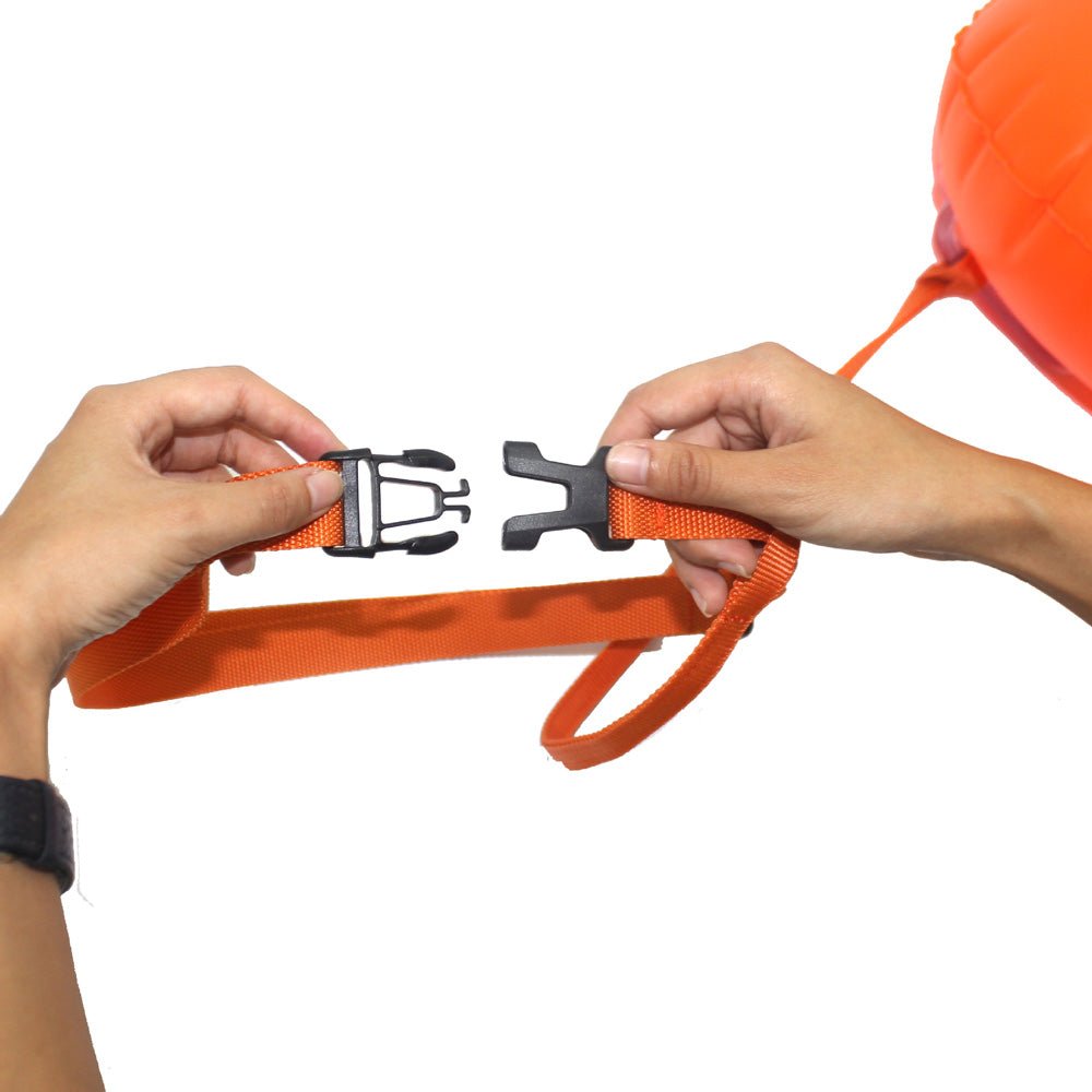 Open Water Swim Buoy Dry Bag - Inflatable Tow Float - Element Tri & Bicycle Works