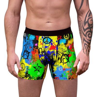 Peace & Anarchy Boxer Briefs - Element Tri & Bicycle Works