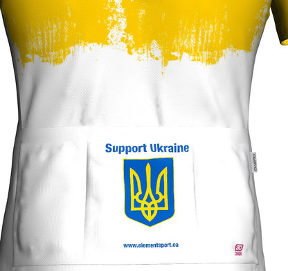 Peace In Ukraine Bike Jersey - Element Tri & Bicycle Works