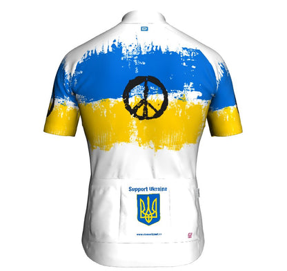 Peace In Ukraine Bike Jersey - Element Tri & Bicycle Works