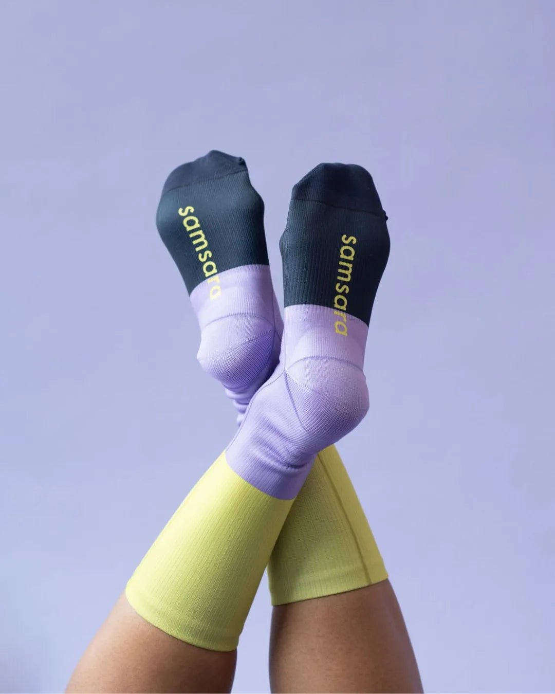 Performance Cycling Crew Socks - Moonlit Harbour - Element Tri & Bicycle Works