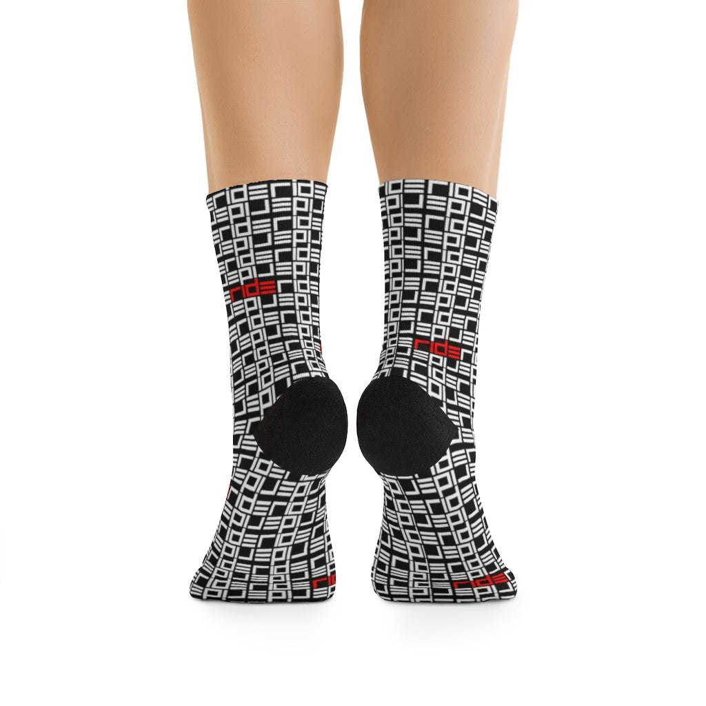 RIDE Socks (Black) - Element Tri & Bicycle Works