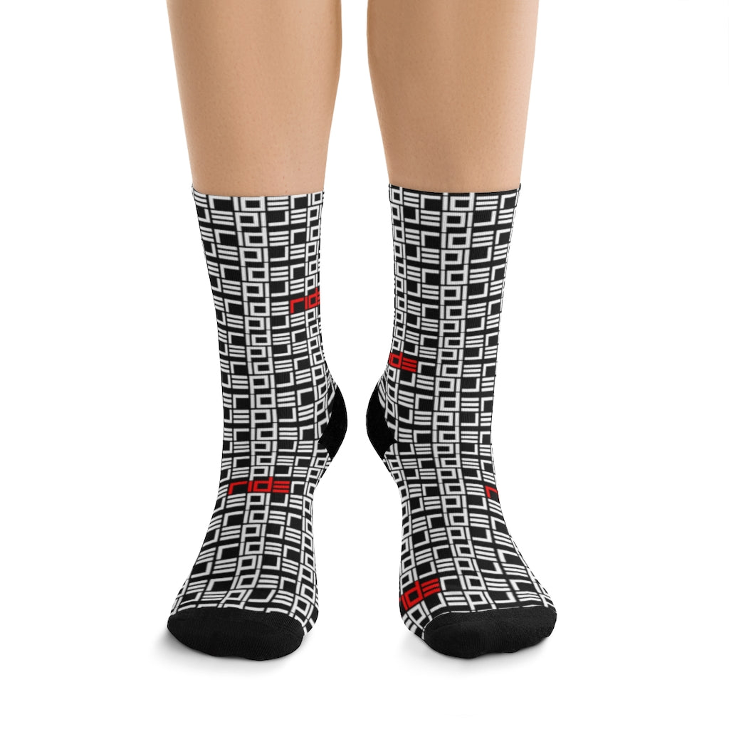 RIDE Socks (Black) - Element Tri & Bicycle Works