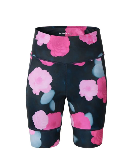 Samsara Performance Shorts in Twilight Dahlia - Element Tri & Bicycle Works