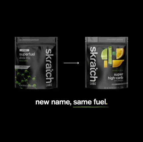 Skratch Super High‑Carb Sport Drink Mix – Lemon‑Lime | High‑Calorie Endurance Fuel - Element Tri & Bicycle Works