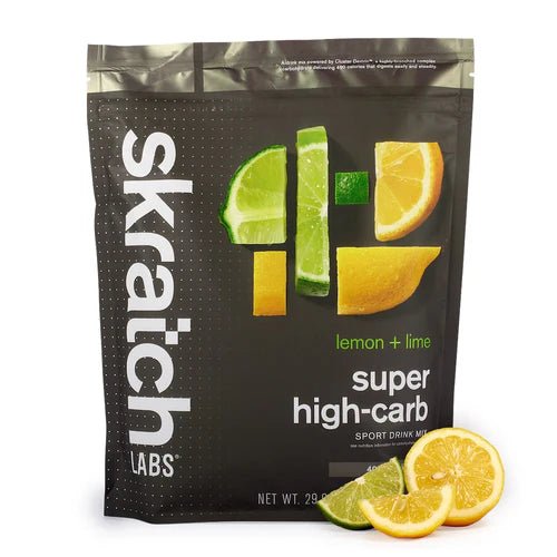 Skratch Super High‑Carb Sport Drink Mix – Lemon‑Lime | High‑Calorie Endurance Fuel - Element Tri & Bicycle Works
