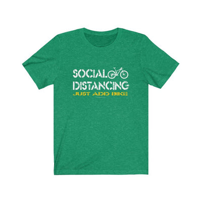 Social Distancing (Just Add MTN Bike) Tee - Element Tri & Bicycle Works