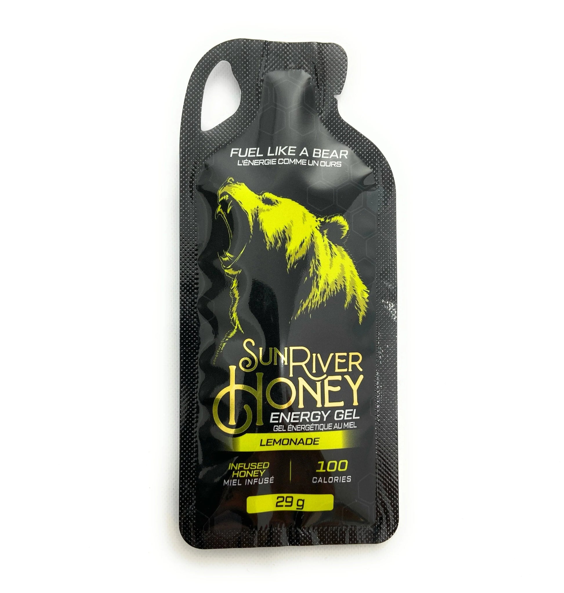 Sun River Honey Energy Gel pouch – natural Canadian sports nutrition made with real honey