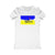 Support Ukraine Peace Design, Women's Fit Tee - Element Tri & Bicycle Works