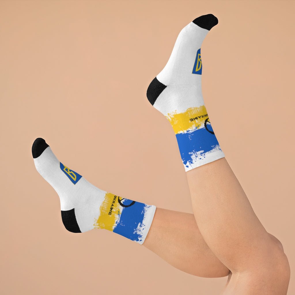 Support Ukraine Socks - Element Tri & Bicycle Works