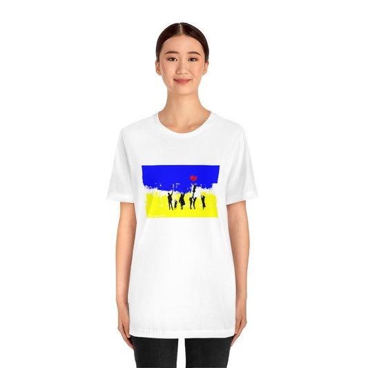 Support Ukraine Unisex Tee - Element Tri & Bicycle Works