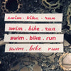 Swim . Bike . Run Decals - Element Tri & Bicycle Works