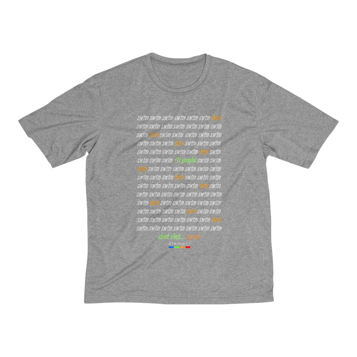 swim swim swim Dri-Fit Tee - Element Tri & Bicycle Works