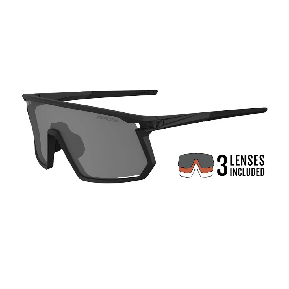 Tifosi Moab Sunglasses — Full - Frame Shield Style for Gravel, MTB & Adventure Riding - Element Tri & Bicycle Works