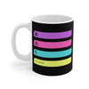 Triathlon Mug Gift Mug Colour Bands Brights Personalized Gift Mug Fro Swim Bike Run Personalized Mug Triathlete Gift Triathlete - Element Tri & Bicycle Works