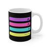 Triathlon Mug Gift Mug Colour Bands Brights Personalized Gift Mug Fro Swim Bike Run Personalized Mug Triathlete Gift Triathlete - Element Tri & Bicycle Works