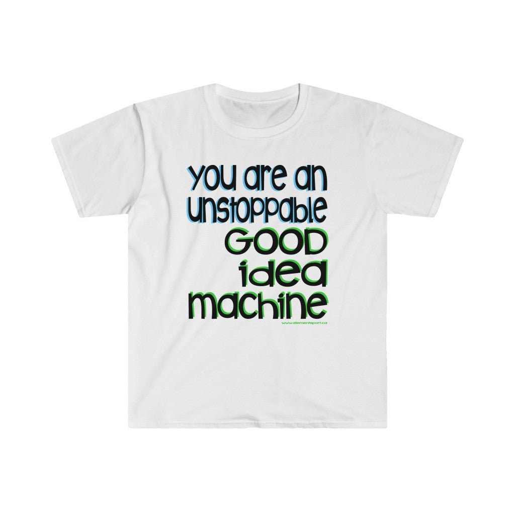 Unstoppable Good Idea Machine T-Shirt - Element Tri & Bicycle Works