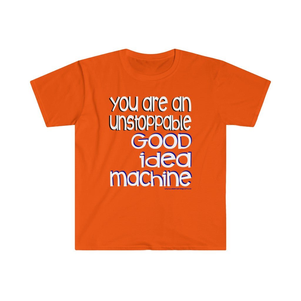 Unstoppable Good Idea Machine T-Shirt - Element Tri & Bicycle Works