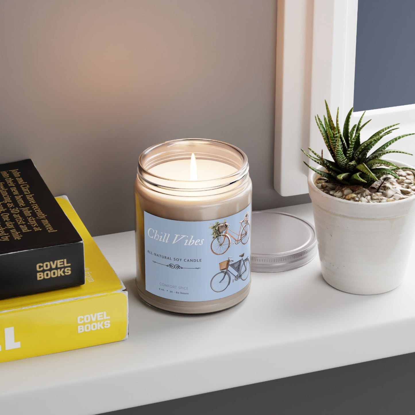 Vintage Bikes Comfort Spice Scented Candle, 9oz - Element Tri & Bicycle Works