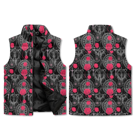 Wheels& Roses Puffer Vest For Cyclist - Element Tri & Bicycle Works