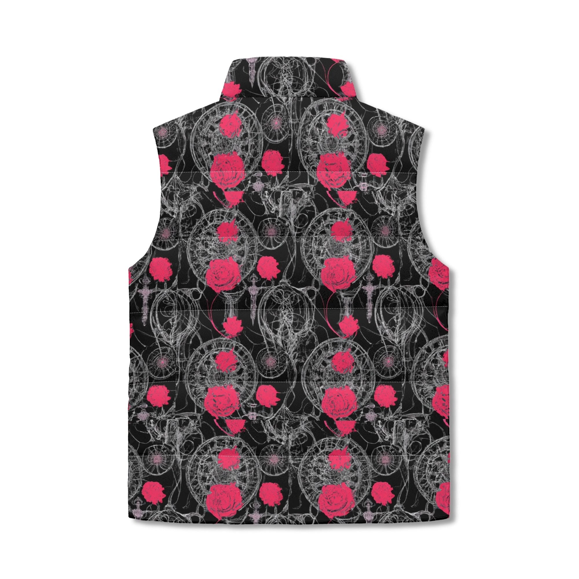 Wheels& Roses Puffer Vest For Cyclist - Element Tri & Bicycle Works