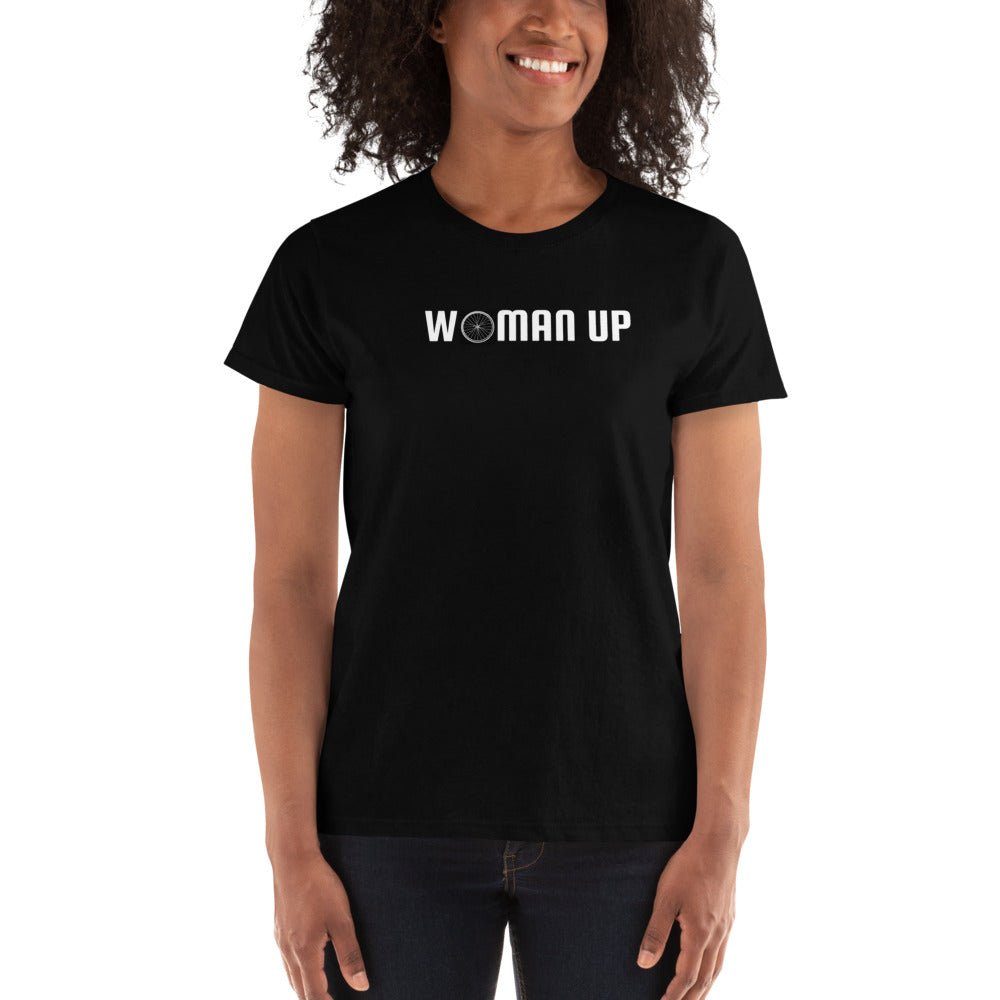 Woman Up & Ride Ladies' T-shirt - Element Tri & Bicycle Works