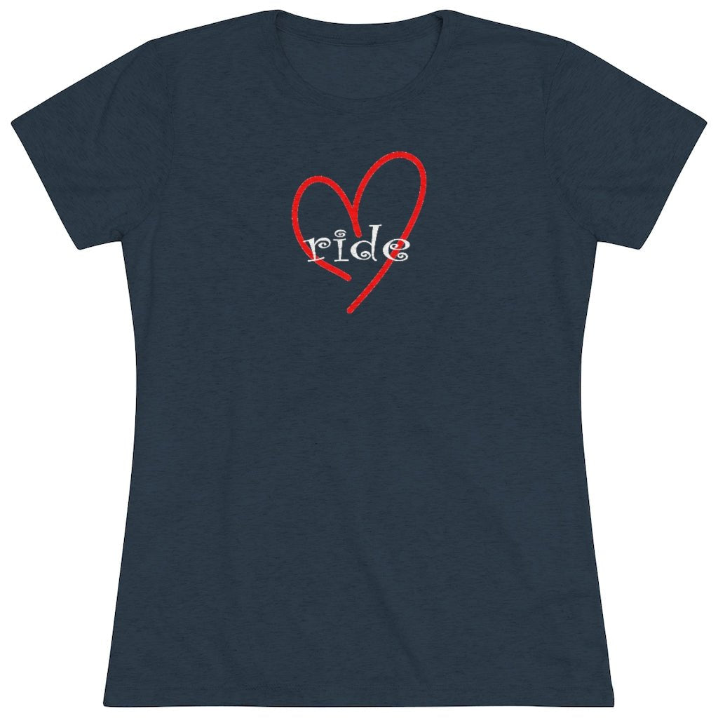 Women's Ride Triblend Tee - Element Tri & Bicycle Works