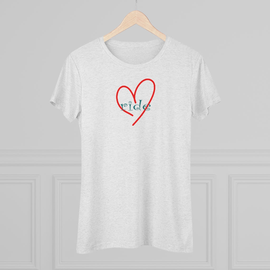 Women's Ride Triblend Tee - Element Tri & Bicycle Works