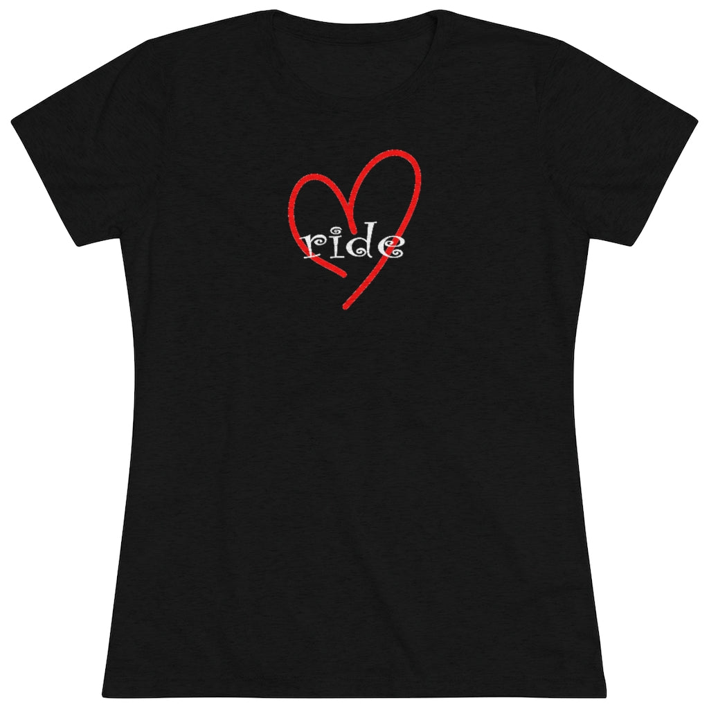 Women's Ride Triblend Tee - Element Tri & Bicycle Works
