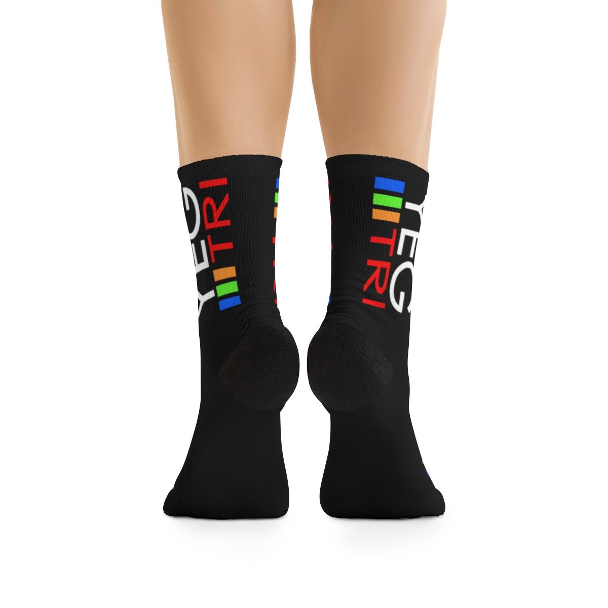 YEG Tri Logo Socks - Element Tri & Bicycle Works