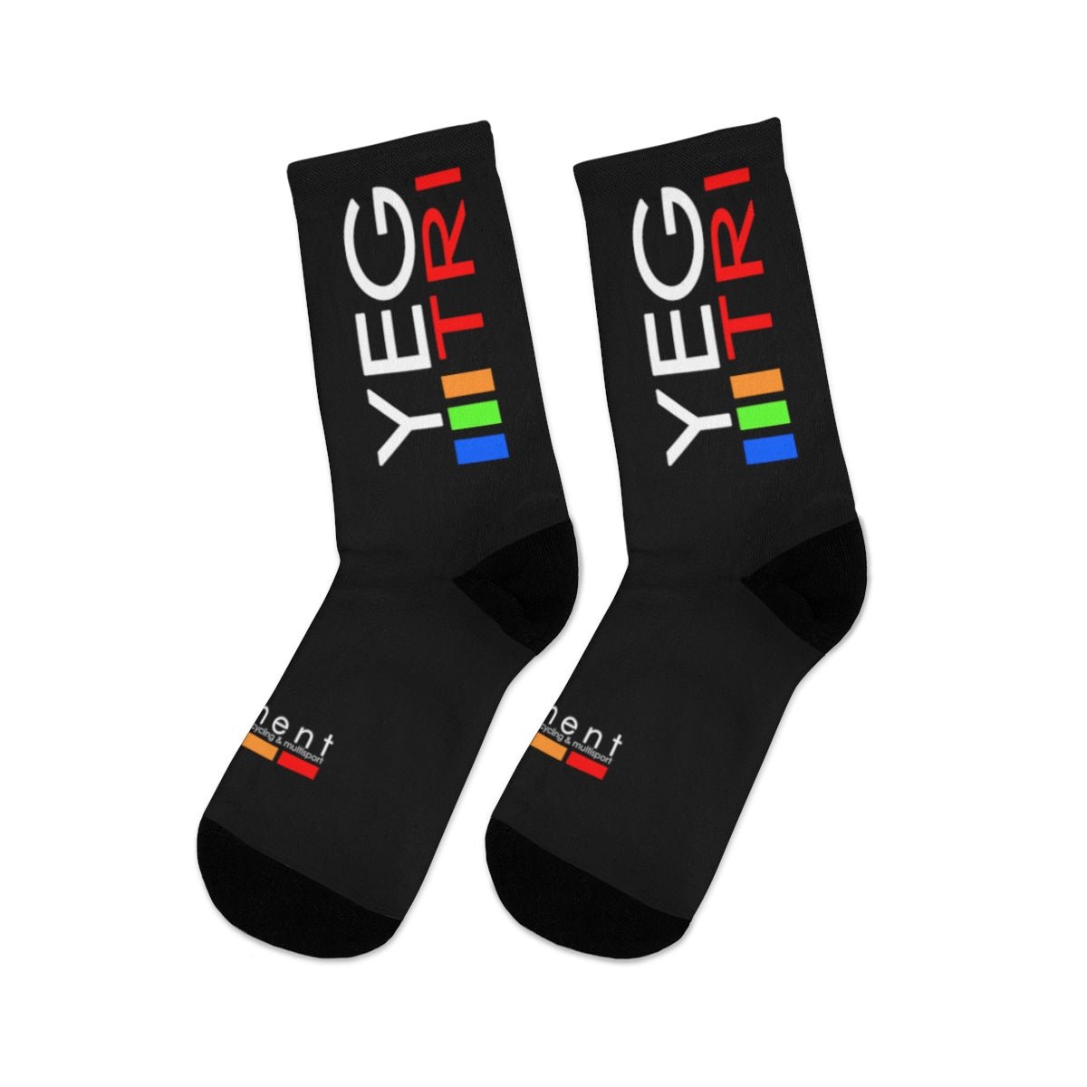 YEG Tri Logo Socks - Element Tri & Bicycle Works