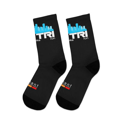 YEG Tri Socks (Black) - Element Tri & Bicycle Works