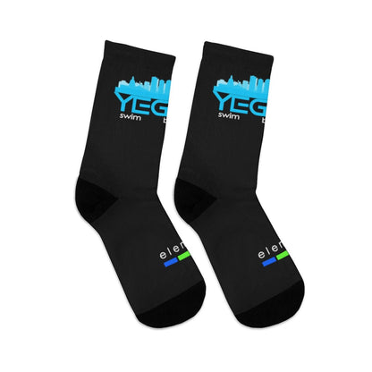 YEG Tri Socks (Black) - Element Tri & Bicycle Works