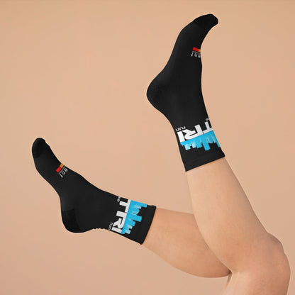 YEG Tri Socks (Black) - Element Tri & Bicycle Works